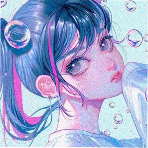 观众用户头像：酒红描边的简洁示意图